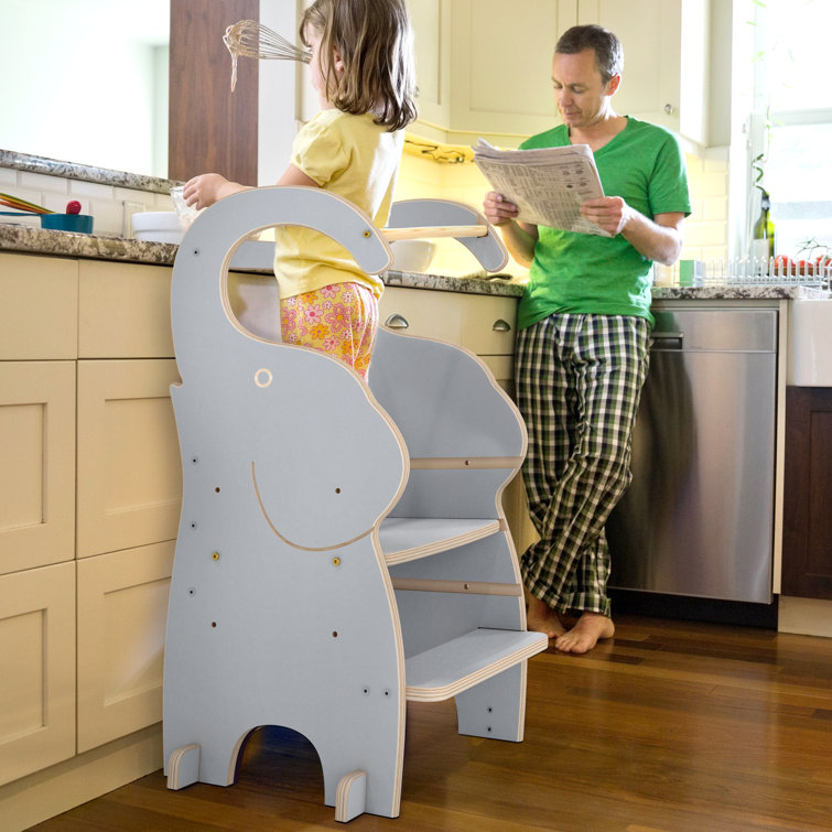 Kids step stool online with storage